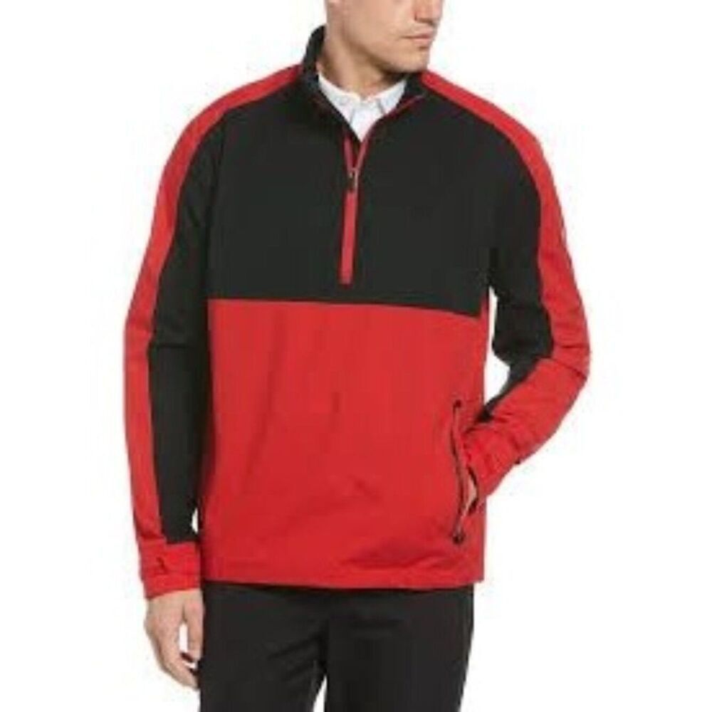 Callaway Men’s Swing Tech 1/4 Zip Weather Series Color Block Golf Jacket Size XL